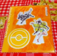 ポケモンセンター　限定　アクリルスタンド　カミツレ&ゼブライカ　未開封