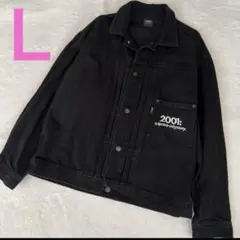 GU デニムジャケット 2001: A Space Odysseyブラック　Ｌ