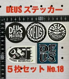DEUS デウスステッカー　5枚セット　No.18