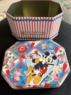 ディズニー　レトロなミッキー缶