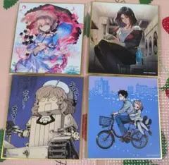 虚構推理　推しちゃれ　くじ　ミニ色紙　岩永琴子　桜川九郎　桜川六花　メカ琴子