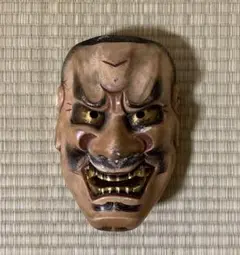 能面 木彫