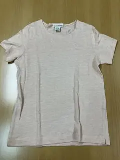 [未使用]BANANA REPUBLIC リネン 半袖T ニット　S 淡いピンク