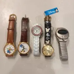 ディズニーキャラクター 時計 セット
