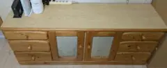 大特価中！即購入OK！中古品　木製テレビ台　ナチュラル　北欧　収納力抜群！