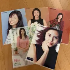 松嶋菜々子SUMITOMO LIFE クリアファイル 5枚セット