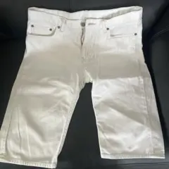 UNIQLO ホワイト ショートパンツ M ウエスト82cm