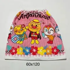 【新品未使用】　水泳　プール　スイムタオル　ラップタオル　アンパンマン