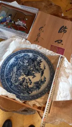 九谷焼　山水　３号香炉　万象窯 九谷焼 山水 3号香炉 万象窯 工芸品 - 工芸品