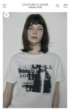 カレンソロジー　クチュールドアダム　Tシャツ　別注　フォト　フォトT 限定　白 クチュールドアダム カレンソロジー 別注 Tシャツ 夏 限定品