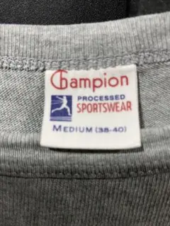 ランタグchampion HAYES VALLEY Tシャツ グレー Mサイズ