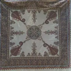 ペイズリー柄 マルチカバー 130cm×130cm