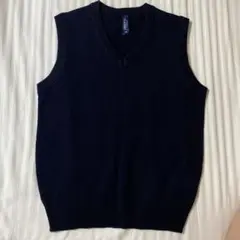新品 男女共通 スクールベスト 150 ネイビー 紺