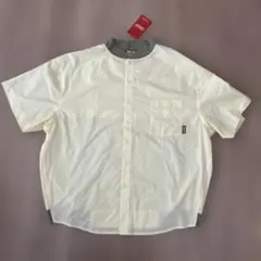 【新品】Coleman メンズシャツ　Ｌサイズ イエロー×オリーブ