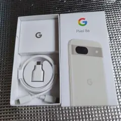 Google Pixel 8a ホワイト空箱 USB-Cケーブル付き