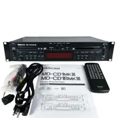 【極美品】TASCAM MD-CD1MKⅢ MD-CD1MK3 リモコン付き MD-CD1MKII | Combination MiniDisc Recorder / CD Player