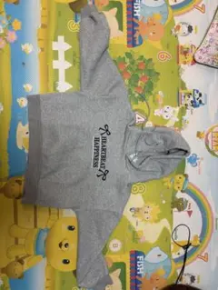 HEARTBEAT HAPPINESS パーカー グレー