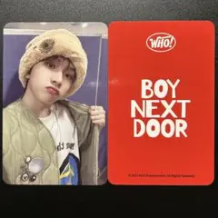 BOYNEXTDOOR 特典 トレカ SHOPEE who ウナク