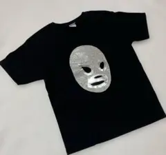 YAZBEK Tシャツ 黒　 マスクデザイン　YOUTH