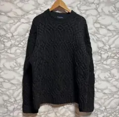 希少【J.CREW】紺タグ vintage/ケーブルニット/アランニット