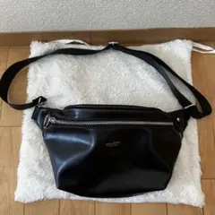 【MOUSSY】 マウジー　ウエストポーチ/ボディバック/ブラック
