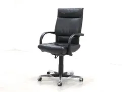 美品 ヴィトラ vitra 総本革 レザー ハイバック フィグラ デスクチェア