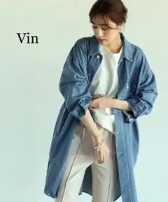 Vin ヤマダヤ ライトデニムロングシャツ 2022