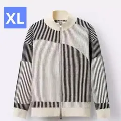 コントラストシェニールカーディガン SnowMan 目黒蓮　zara 黒白