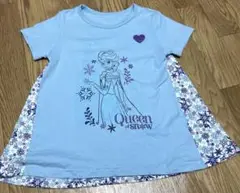 ベルメゾン ディズニー アナと雪の女王 エルサ Tシャツ チュニック 130