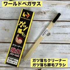 ワールドペガザス ガツ落ち‼︎クリーナーとガツ落ち‼︎豚毛ブラシ（歯ブラシ型）新品