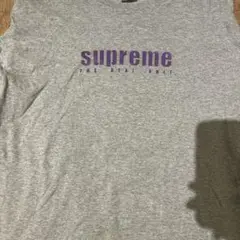 supreme グレー Tシャツ