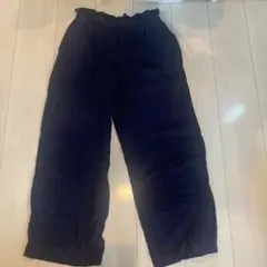 ネイビー ワイドパンツ