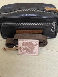 最終価格　レインボーカントリー　ショルダーポーチ　バッグ　ダークシールブラウン