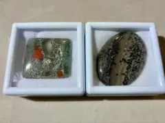 ブラッドストーン＆ブラウンジャスパー ルースセット