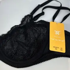 WingsLove ワイヤー入りブラジャー　パッドなし　ブラック　Ｄ85
