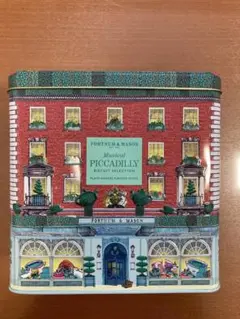 FORTNUM & MASON オルゴール付き　クッキー空き缶