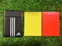 アディダス レフェリー 警告カード 審判 レフリー カードホルダー レフリー