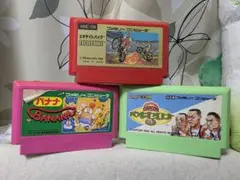 ファミコン　バナナ　バルセロナ　エキサイトバイク　3本セット