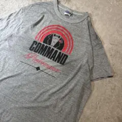 Hanes 80s ビンテージTシャツ COMMAND シングルステッチ