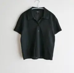 Theory セオリー　コットンニット 半袖ポロシャツ