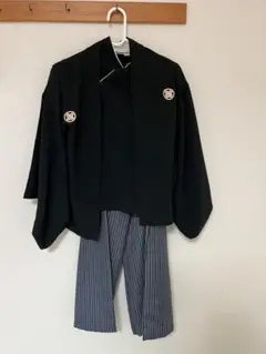 黒の羽織・袴セット 130