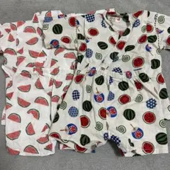 キッズ 甚平 95 じんべい