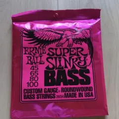 新品 アーニーボール ベース弦 SUPER SLINKY (45-100)