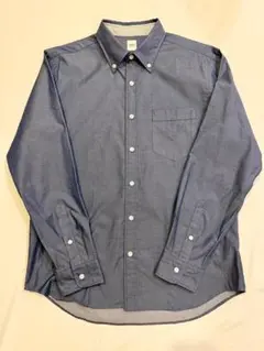 【美品】TAKEO KIKUCHI コットンダンガリーBDシャツ L