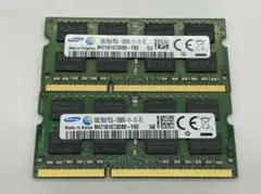 ノートPC用メモリ 8GB×2 (合計16GB) PC3L-12800S