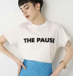 Whim Gazette　ウィムガゼット　THE PAUSE　半袖Tシャツ　白