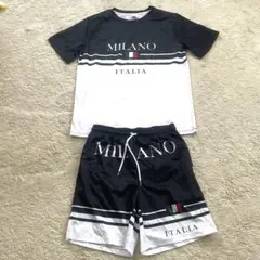 メンズ　セットアップ　MILANO ロゴ入り　上下