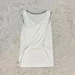 人気 julier ジュリエ ヨガ ピラティス ノースリーブ ホワイト プリーツ