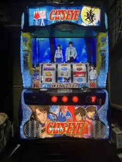実機　eキャッツアイ３H4YZ3 スマパチ簡易ユニット付き スマパチ 新台【eキャッツ・アイ(eキャッツアイ)】突入時3000発