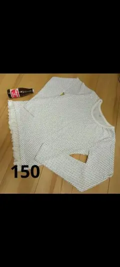 ドット柄長袖シャツ 150サイズ
